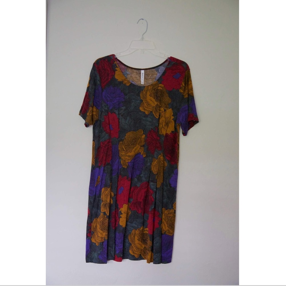Nordstrom Fall Floral Dress RVCA XL - Picture 2 of 5